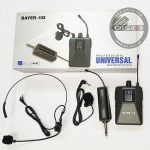 میکروفون UHF بی سیم یقه ای هدست- BAYER-102