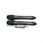 میکروفون UHF بی سیم دو دستی  بایر مدل: BAYER-202