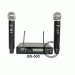 میکروفون بی سیم دو دستی مدل: BS-500